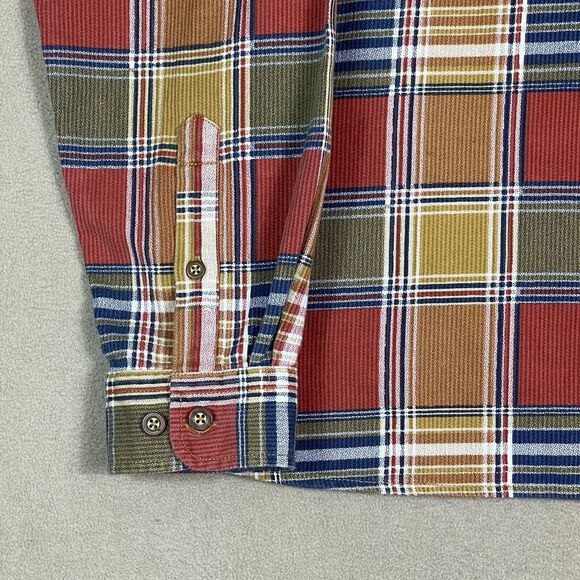 The Territory Ahead Shirt Mens Small Multicolor Plaid Long Sleeve Pockets - Picture 7 of 12